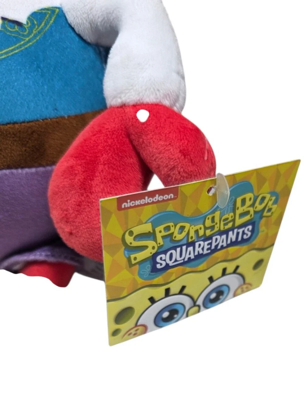 SpongeBob SquarePants Mr. Krabs Pirate Plush - Red, Blue, Purple